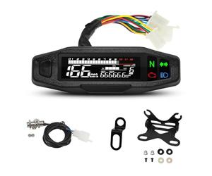 Odómetro Velocímetro Universal Para Motocicleta, Tablero Digital, Km/h, MPH, Odómetro, Sensor De Calibre Motor Con Piezas Soporte Y/Z/W