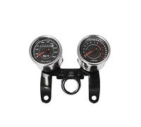 Odómetro y tacómetro retroiluminado 2 en 1 para Motocicleta, velocímetro, medidor, Conjunto Universal Cromado para Har&Ley para Hon&da Odómetro medidor