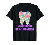 Odontología divertida dientes dentista escuadrón de la sonrisa Camiseta