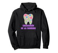 Odontología divertida dientes dentista escuadrón de la sonrisa Sudadera con Capucha