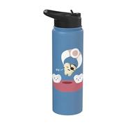 Odontología Divertido Pirata Dientes Extracción Dental Humor Dentista Stainless Steel Insulated Water Bottle