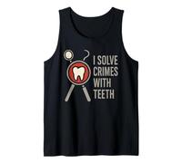 Odontólogo forense Investigador Dental Laboratorio de Crimen Regalo Camiseta sin Mangas