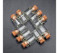 Odoria 1/12 Miniatura 10pcs Tarros Botella de Vidrio Cocina Accesorio para Casa de Muñecas