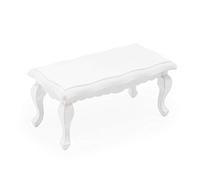 Odoria 1/12 Miniatura Mesa Lateral de Té Blanco Muebles para Casa de Muñecas