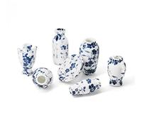 Odoria Escala 1/12 Miniaturas Jarrón de Cerámica 7Pz Accesorios Casa de Muñecas