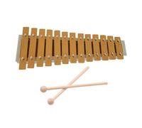 Odorkle 13 Glockenspiel Xilófono de Notas con Baquetas, Color Madera | Acabado de Madera Natural, 13 Barras de Tono Metálico para un Sonido Claro, Incluye 2 Mazos y Caja de Almacenamiento, Fondo