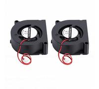 Odorkle 2 Ventiladores de Refrigeración Hotend 5020 con Doble Rodamiento de Bolas, Ventilador Extrusor de 50 X 50 X 20 Mm, de Refrigeración Eficiente ABS para Reemplazo de Impresora 3D