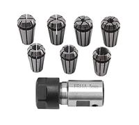 Odorkle 7pcs ER11 Colletas de Resorte de 5 Mm Conjunto de Acero de Resorte de Alto Grado Formulado Especialmente para Fresado y Perforación con Soporte de Eje del Motor