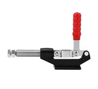 Odorkle Abrazadera de Palanca Abrazadera de Palanca de Empuje y Tracción de Acero Al Carbono 305E Capacidad de Sujeción de 386 Kg Base de Brida de del émbolo de 42 Mm para Soldadura Jigging