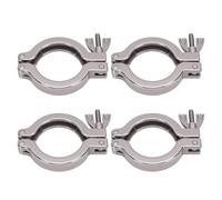 Odorkle Abrazadera de Vacío KF40, Abrazadera para de Vacío, Paquete de 4 con Juntas Tóricas FKM y Acero Inoxidable 304, for Cámara de Desgasificación y de