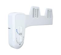 Odorkle Accesorio para bidé de Inodoro, bidé de Agua Fría con Doble Boquilla ABS, Presión Ajustable de Autolimpieza, Fácil Instalación, Ahorro de Agua para Hombres, Mujeres, Niños y Ancianos (ABS 2)