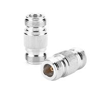 Odorkle Adaptador Coaxial Hembra N Material de Cobre Aislamiento de PTFE Chapado en Oro 50 Ohmios 0-6 GHz para Aplicaciones de RF