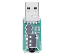 Odorkle Adaptador de Práctica de Código Morse USB, Entrenador de Llave USB, Pequeño Dispositivo de Entrenamiento Portátil para Computadora con Enchufe de 3,5 Mm, Soporte para Software