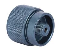 Odorkle Adaptador Gas Aluminio Ligero, Tanque Propano 1 Litro para Soplete Soldadura, Adaptador Ligero con Depósito Portátil for Camping, Barbacoa, Viajes y Outdoor