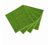 Odorkle Alfombra de Césped Artificial para Mini Jardinería, Alfombra de Césped Sintético Lavable para Habitación Infantil, Balcón y Acuarios 30x30cm (30 * 30cm)