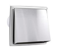 Odorkle Cubierta de Ventilación para Secadora de Acero Inoxidable de 4 Pulgadas con Tubo de Extensión Extraíble de 8 Pulgadas para Instalación en Pared o Techo Universal