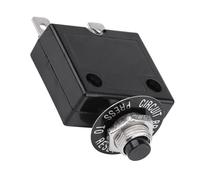 Odorkle Disyuntor de Reinicio Manual, Interruptor Térmico de Metal Plástico Protector de Sobrecarga 5A a 30A CA 125 a 250V 50V para Paneles de Distribución de Energía Usuarios de Control de Equipos