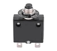 Odorkle Disyuntor de Reinicio Manual, Interruptor Térmico de Metal Plástico Protector de Sobrecarga 5A a 30A CA 125 a 250V 50V para Paneles de Distribución de Energía Usuarios de Control de Equipos