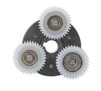 Odorkle Engranaje de Motor de Bicicleta Eléctrica, 36 Dientes de Alta Resistencia, Conjunto de 3 Piezas para Reparación, Actualización y Mantenimiento Diario