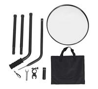 Odorkle Espejo de Inspección para Debajo del Vehículo con Mango Telescópico, Espejo de Seguridad Convexo de ángulo Ajustable, Herramienta de Inspección Mecánica Extensible para