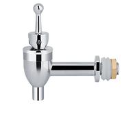Odorkle Grifo de Cobre, Grifo Dorado para Vino, Cerveza, Agua y Dispensador con Tuerca y Juntas de Goma, Ideal para el Hogar, Restaurante, Oficina o Cualquier Otro Lugar (Cromado 12mm)