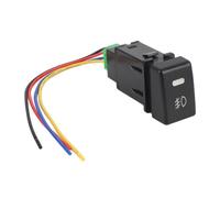 Odorkle Interruptor de Botón de Luz Antiniebla con Indicador LED, Material ABS, Interruptor de Botón de 4 Vías de 12 V para ISUZU MU-X, D-Rodeo, Mejora la Funcionalidad y Visibilidad del Vehículo