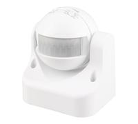 Odorkle Interruptor de Sensor de Infrarrojos de ángulo Ajustable, Interruptor de Sensor de Iluminación IP44 con Función de Ahorro de Energía y Activación Repetida para Uso en Interiores y Exteriores