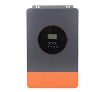 Odorkle Inversor Solar Híbrido Controlador de Cargador MPPT de Onda Sinusoidal Pura 6200W 120A Aleación de Aluminio Entrada de CC Ajustable Pantalla LCD para Oficina en Casa Alimentación Fuera de la
