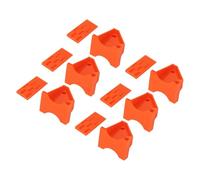 Odorkle Juego de 40 Espaciadores de Piso con Ranuras Antideslizantes Diseño Triangular para Instalación de Pisos de Madera Laminada LVP LVT Arandelas de Espacio de 1/4 1/2 Pulgada