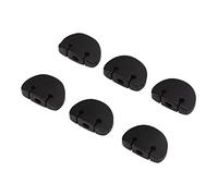 Odorkle Juego de 6 Botones de Afinador de Guitarra Eléctrica, Clavijas de Máquina de Madera y Metal de ébano, Piezas de Repuesto para Mecanismos de Afinación Estándar, Orificios de Montaje de 3,8 Mm