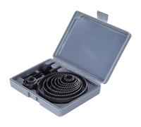 Odorkle Juego de Sierras de Copa de Carburo, Kit de 17 Piezas para Corte de | Dientes de Acero de Alta Velocidad, Corta Madera y Plástico, Duradero y Resistente a Impactos, Tamaños de 19 a 127 Mm
