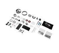Odorkle Kit de Modelo de Motor Turbofan de Avión 1/12, Máquina de Helicóptero de Simulación de Metal con Caja de Cambios de Accionamiento de Motor para Adultos, Educación Stem
