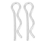 Odorkle Martillo de Cepillado Hexagonal de 3,5 Mm con Pasadores R de Fijación con Material Metálico, 4 Opciones de Tamaño, Clip Resistente Al Desgaste para Sujetar Objetos (1,8 * 35mm (30 uds))