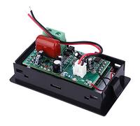 Odorkle Mater de Corriente de Voltaje CA de Alta Precisión con Pantalla LCD con Retroiluminación Azul, AC80-300V 0-50A 0-100A Volt Tester Amp Detector Medidor de Voltaje, Medidor de Corriente, (BLACK)
