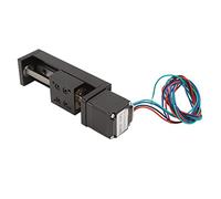 Odorkle, Mini Guía de Riel Lineal, Actuador Deslizante, Etapa de Movimiento Paso a Paso de Aleación, Carrera de 50mm, Piezas de Enrutador CNC DIY con 1 Pieza de Varilla de Tornillo