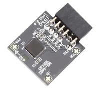 Odorkle Módulo de Seguridad TPM 2.0 SPI Módulo de Plataforma Confiable TPM2.0 de 12 Pines Chip TPM 2.0 para Placas Base de la Serie B550 A520 con Interfaz de 25 X 20 Mm para Sistemas 10