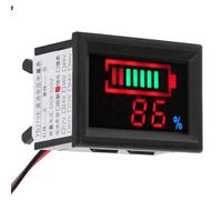 Odorkle Monitor de Batería de 12 V, Lector de Calibre con Medidor de Nivel de Poste de Derivación, Bandeja de Prueba Eléctrica para Probadores de Voltaje y Probador Aa (Batería de Litio 12V)