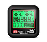Odorkle Probador de Tomacorrientes con Pantalla LCD, Detector de Cableado
