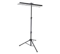 Odorkle Soporte para Baquetas de Acero Al Carbono con Soporte para Trípode, Soporte Compacto para Baquetas, Accesorios para Juegos de Batería