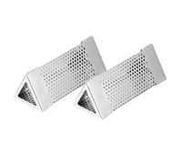 Odorkle Tubo para Ahumar de Acero Inoxidable, Mejora el Sabor con Orificios de Difusión de Densidad Masiva para una Producción de Humo Constante, Hexagonal, 2 Tubos para Ahumar para Barbacoa, Apto