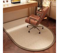 Odot Alfombra para Silla de Escritorio, Alfombra de Estudio Alfombra Protectora Suelo Silla Ruedas Antideslizante Gaming, Tapete de Protección de Oficina para Parqué (Estampado de Ondas,80x160cm)