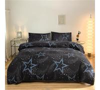 Odot Cielo Estrellado Fundas de Edredón Cama 90/135, Funda de Nórdico Microfibra Suave Funda para Edredón Ropa de Cama para Cama Individual y Matrimonio (173x229cm,Galaxia)