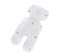 Odot Colchoneta Silla Paseo Universal, Suave y Cómodo Funda de Verano para Silla Paseo, Colchoneta Lavable Colchoneta Silla Alfombrilla Seda Helada para Silla Paseo -A (Blanco,33 * 70cm)