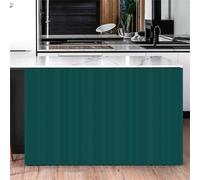 Odot Cortinas Cocina Cortas Color Sólido, Gabinete de Zapatos y Debajo del Fregadero Cortina Cocina, Moderno No Poroso Sombreado Cortina Cocina Puerta, para Salón Dormitorio (Verde,70x90cm)