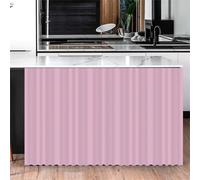 Odot Cortinas Cocina Cortas Color Sólido, Gabinete de Zapatos y Debajo del Fregadero Cortina Cocina, Moderno No Poroso Sombreado Cortina Cocina Puerta, para Salón Dormitorio (Púrpura,80x140cm)
