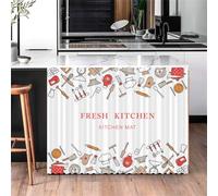 Odot Cortinas Cocina Cortas Imprimir,Gabinete de Zapatos y Debajo del Fregadero Cortina Cocina,No Poroso Sombreado Cortina Cocina Puerta,para Salón Dormitorio Doméstica (Blanco,50x70cm)