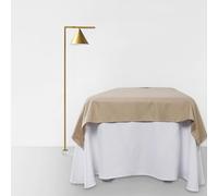 Odot Funda Camilla Masaje, Sábanas para Masaje en Salón de Belleza con Agujero, Envoltura Completa Funda de Cama Protector Cubierta de Belleza SPA, Salón de Belleza, Colorido (Caqui,120x200cm)