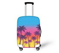 Odot Funda Elástica para Maleta de Viaje, Cubierta Antipolvo y Antiarrañazos, Funda Protectora Estampado Hojas de Platano (Hojas de Plátano 5,XL)