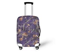Odot Funda Elástica para Maleta de Viaje, Cubierta Antipolvo y Antiarrañazos, Funda Protectora Estampado Camuflaje para Identificar Equipaje en Aeropuerto (Camuflaje 5,L)