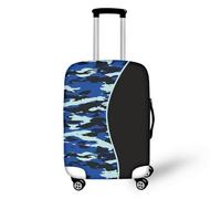 Odot Funda Elástica para Maleta de Viaje, Cubierta Antipolvo y Antiarrañazos, Funda Protectora Estampado Camuflaje para Identificar Equipaje en Aeropuerto (Camuflaje 9,L)